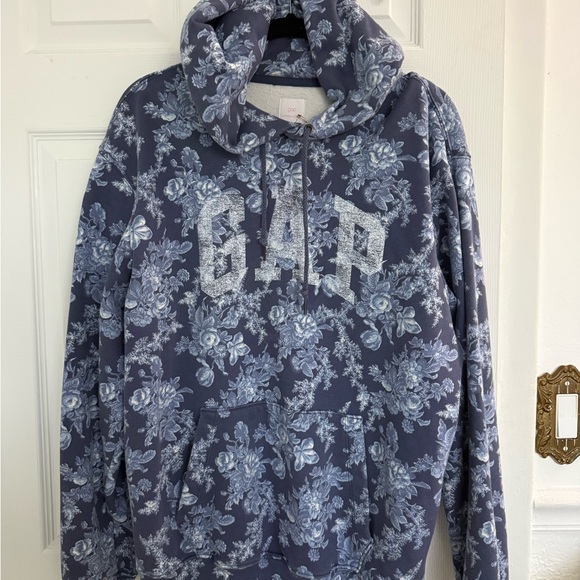 GAP LoveShackFancy Limited Edition Floral Hoodie NWT - Picture 5 of 8